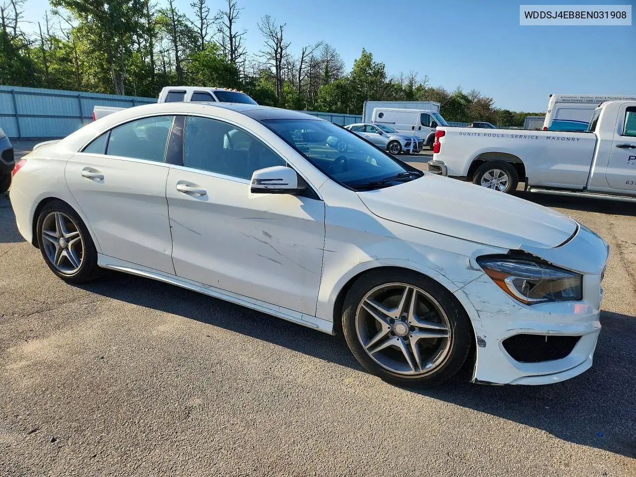 2014 Mercedes-Benz Cla 250 VIN: WDDSJ4EB8EN031908 Lot: 59977406