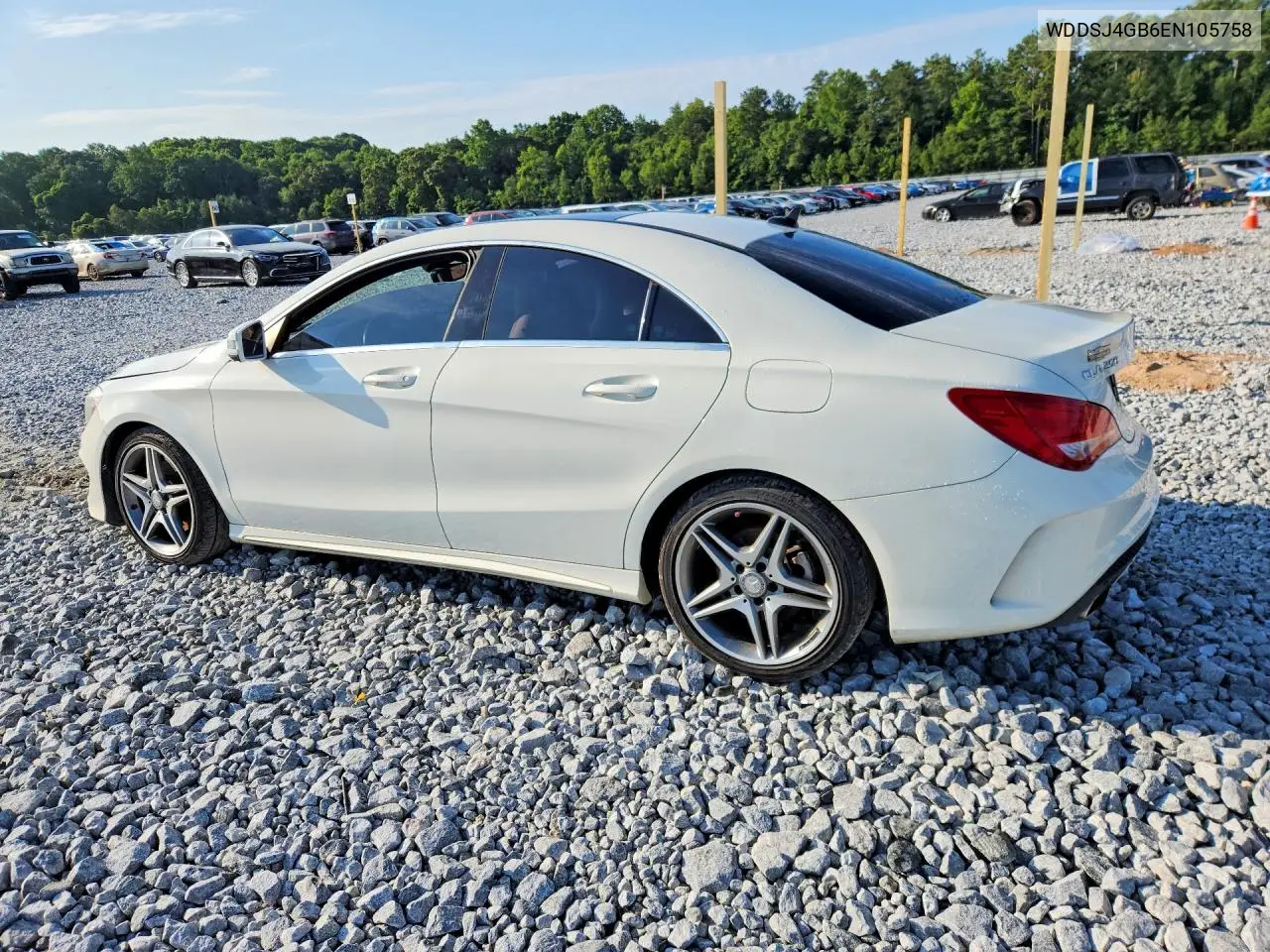 2014 Mercedes-Benz Cla 250 4Matic VIN: WDDSJ4GB6EN105758 Lot: 60421316
