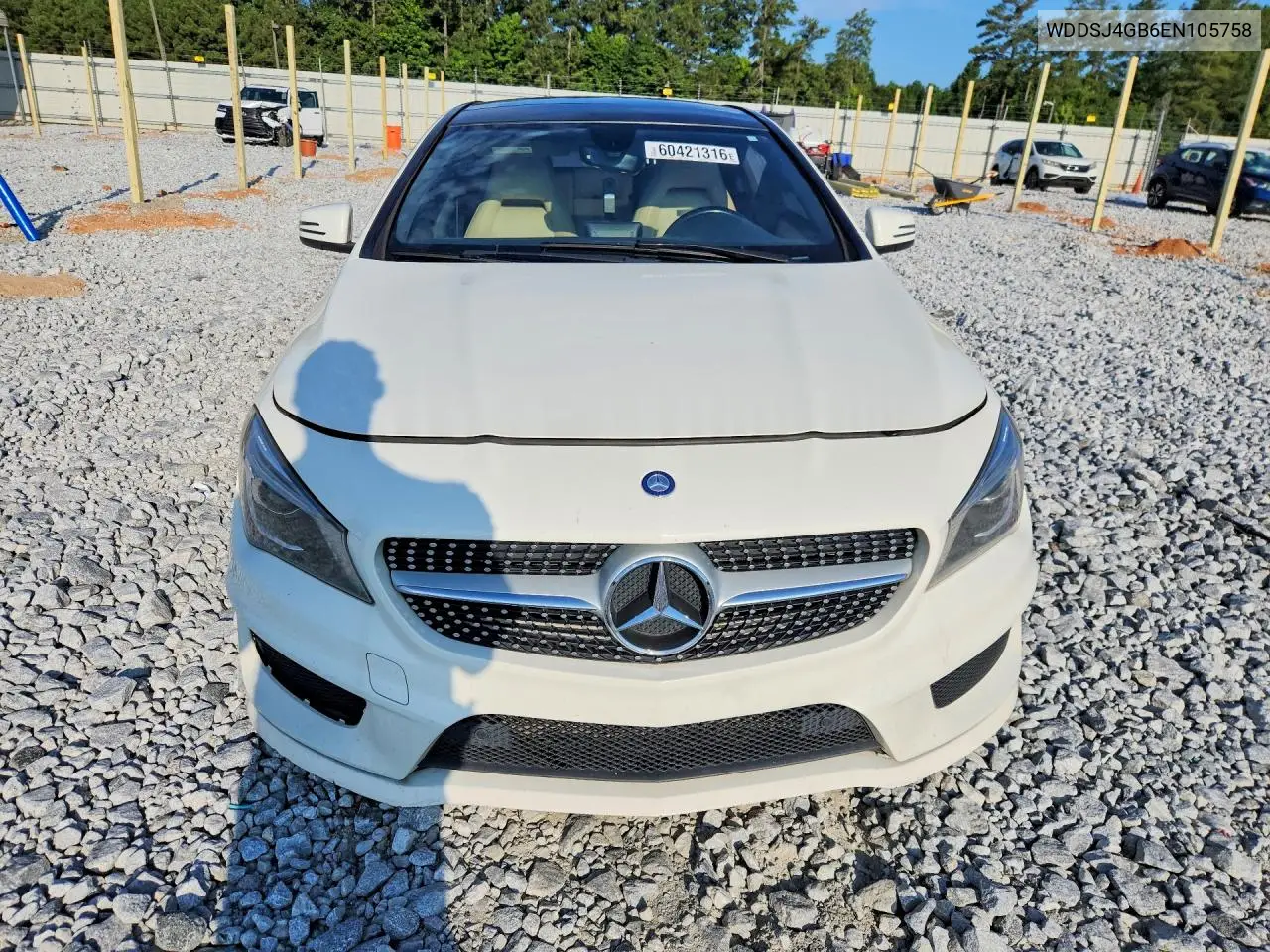 2014 Mercedes-Benz Cla 250 4Matic VIN: WDDSJ4GB6EN105758 Lot: 60421316