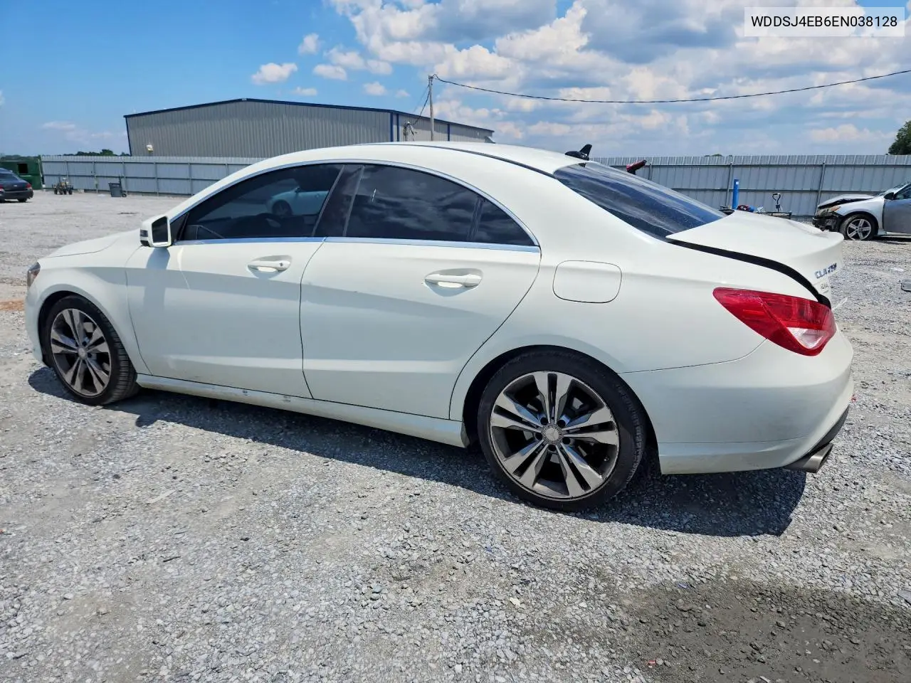 2014 Mercedes-Benz Cla 250 VIN: WDDSJ4EB6EN038128 Lot: 60560506