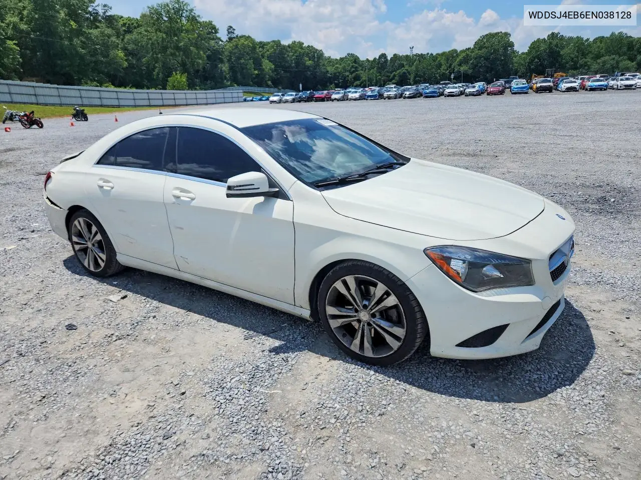 2014 Mercedes-Benz Cla 250 VIN: WDDSJ4EB6EN038128 Lot: 60560506
