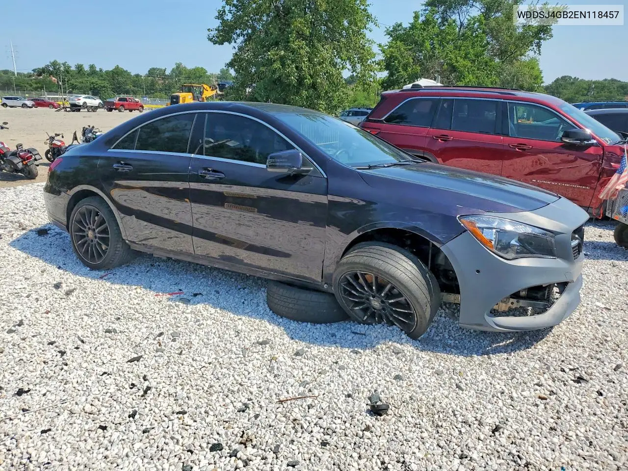 2014 Mercedes-Benz Cla 250 4Matic VIN: WDDSJ4GB2EN118457 Lot: 60577346
