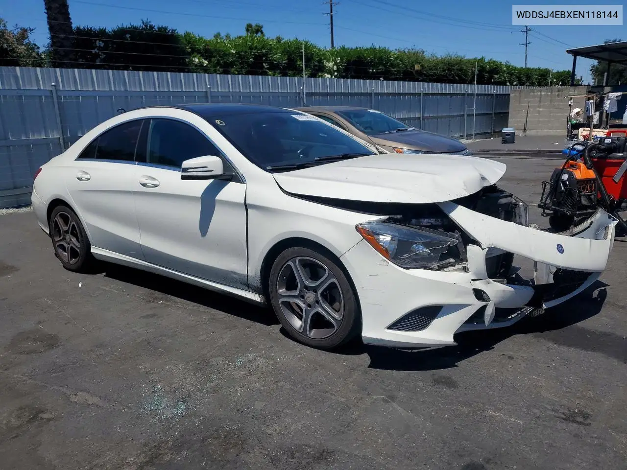 2014 Mercedes-Benz Cla 250 VIN: WDDSJ4EBXEN118144 Lot: 60626486