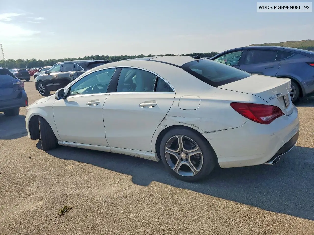 2014 Mercedes-Benz Cla 250 4Matic VIN: WDDSJ4GB9EN080192 Lot: 60741896