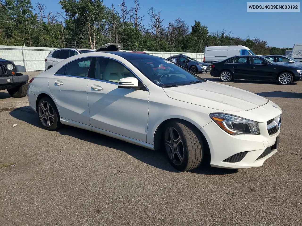 2014 Mercedes-Benz Cla 250 4Matic VIN: WDDSJ4GB9EN080192 Lot: 60741896