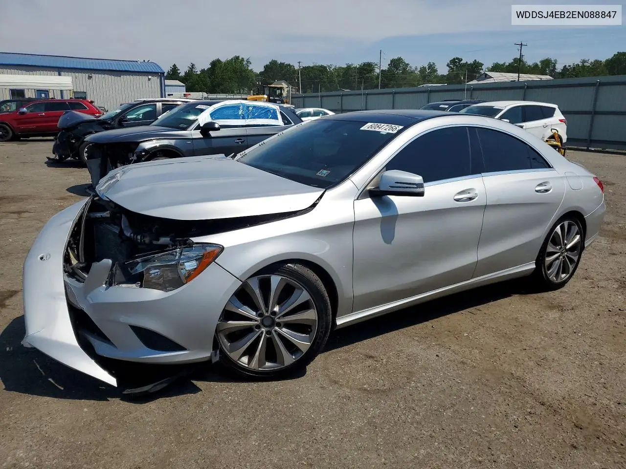 2014 Mercedes-Benz Cla 250 VIN: WDDSJ4EB2EN088847 Lot: 60847266
