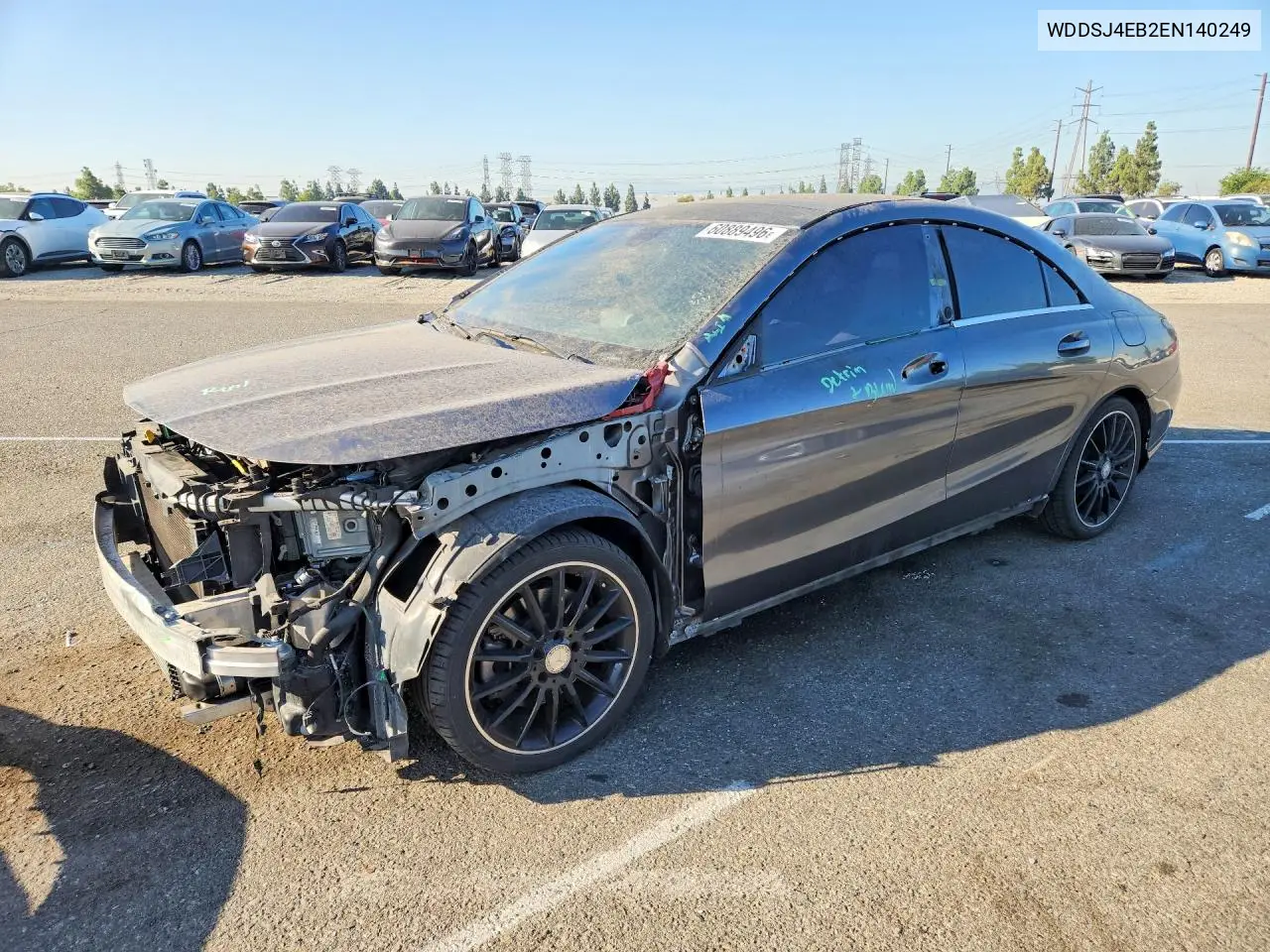 2014 Mercedes-Benz Cla 250 VIN: WDDSJ4EB2EN140249 Lot: 60889496