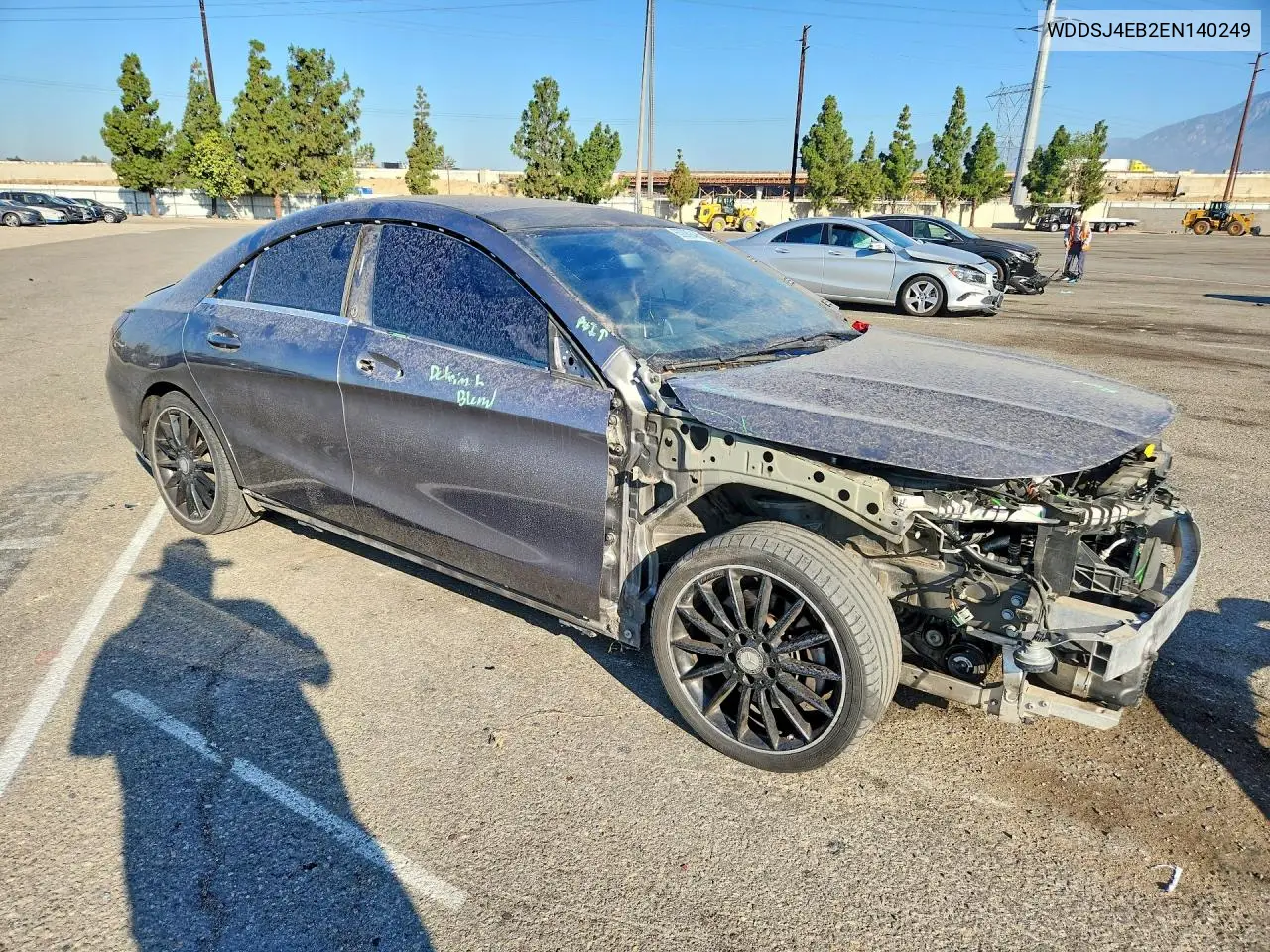 2014 Mercedes-Benz Cla 250 VIN: WDDSJ4EB2EN140249 Lot: 60889496