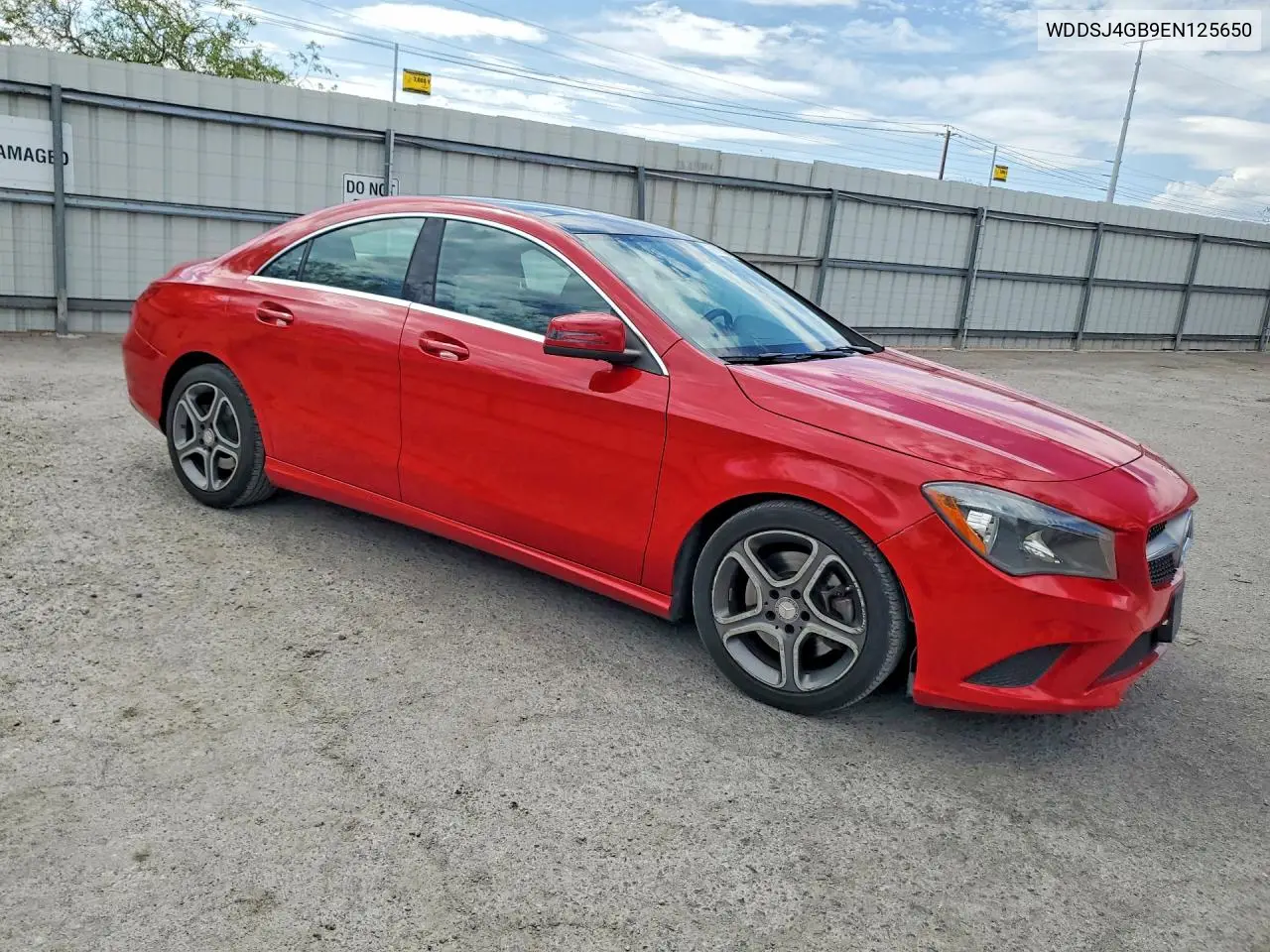 2014 Mercedes-Benz Cla 250 4Matic VIN: WDDSJ4GB9EN125650 Lot: 61005886