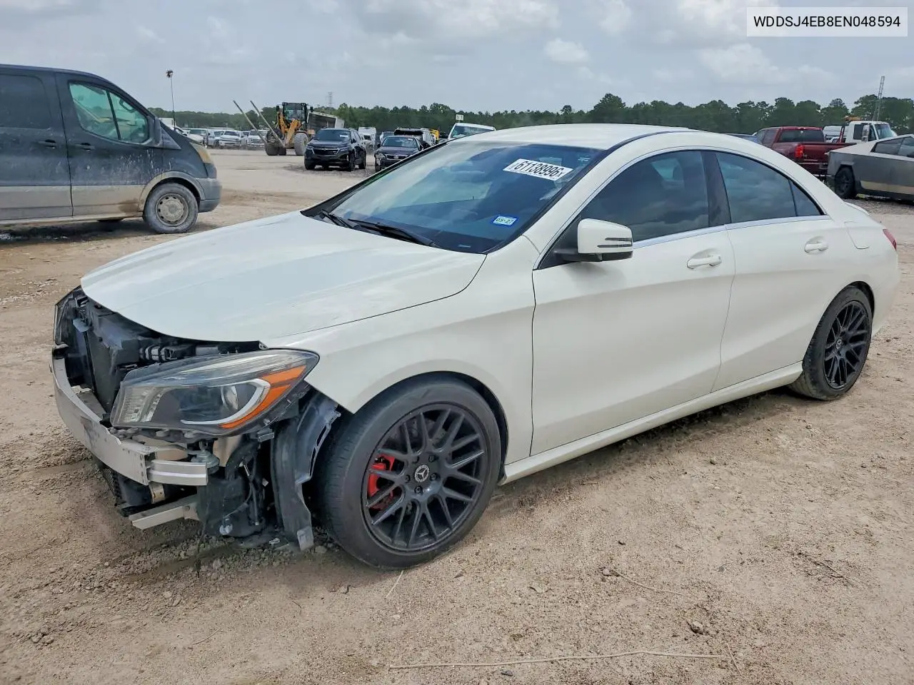 2014 Mercedes-Benz Cla 250 VIN: WDDSJ4EB8EN048594 Lot: 61138996