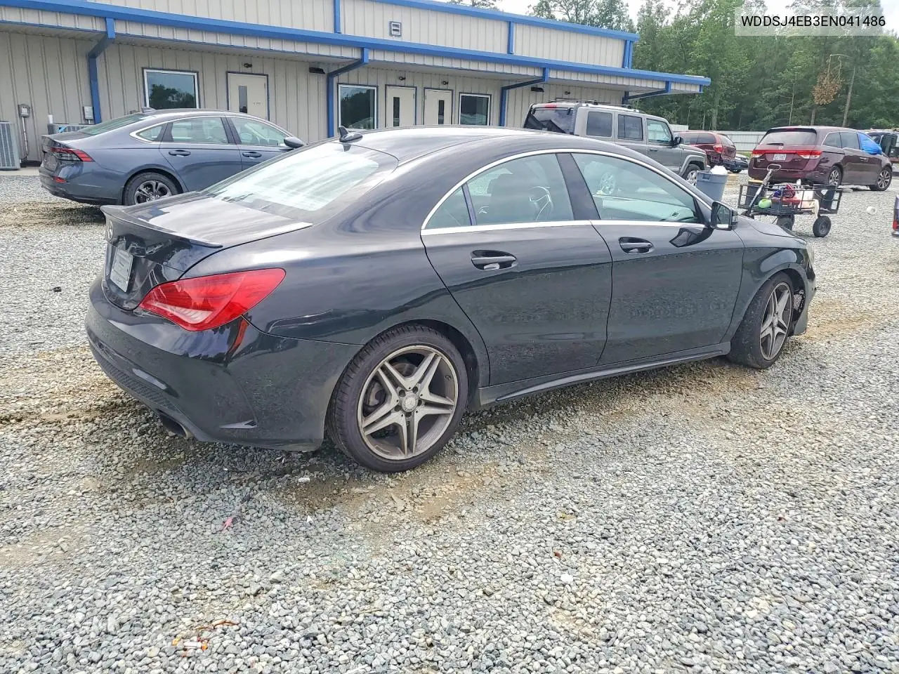 2014 Mercedes-Benz Cla 250 VIN: WDDSJ4EB3EN041486 Lot: 61241606