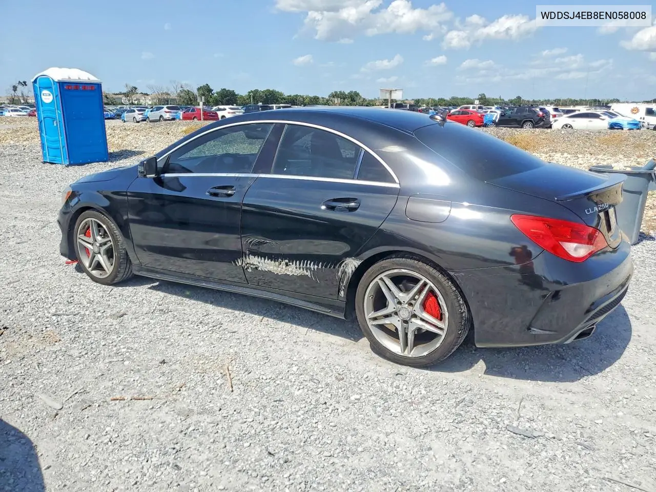 2014 Mercedes-Benz Cla 250 VIN: WDDSJ4EB8EN058008 Lot: 61437676