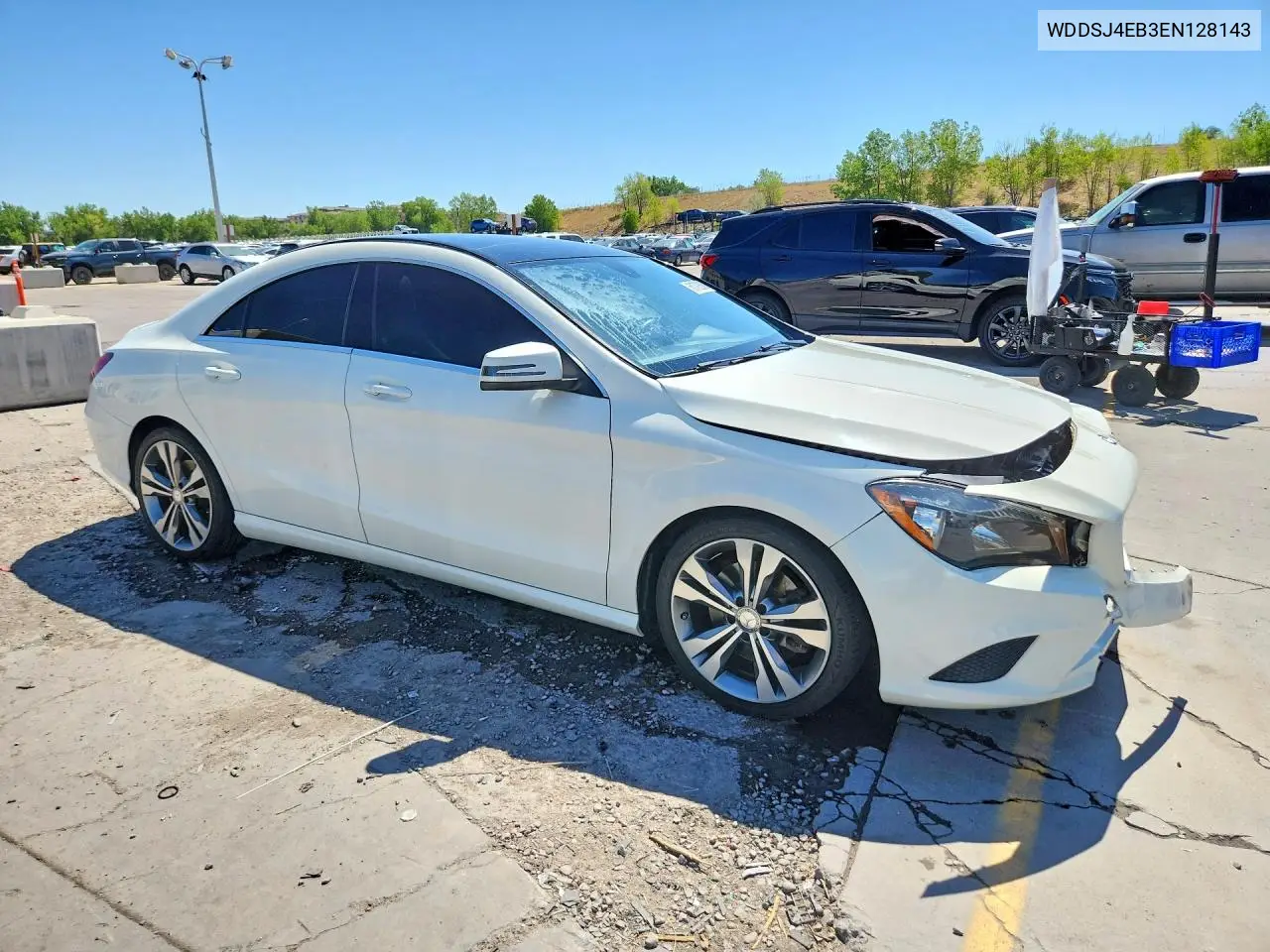 2014 Mercedes-Benz Cla 250 VIN: WDDSJ4EB3EN128143 Lot: 61792606