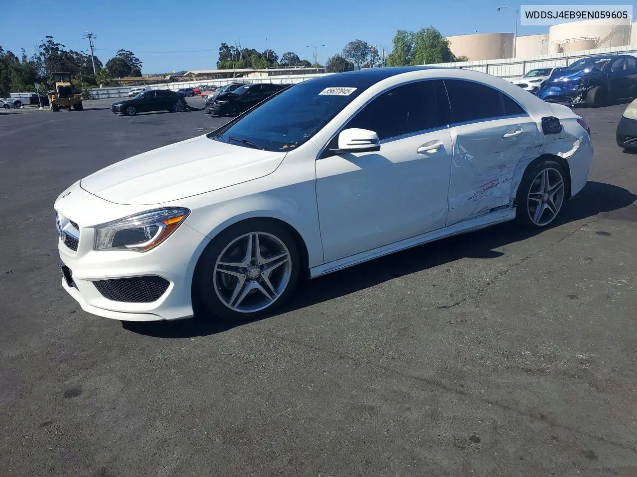 2014 Mercedes-Benz Cla 250 VIN: WDDSJ4EB9EN059605 Lot: 85622845