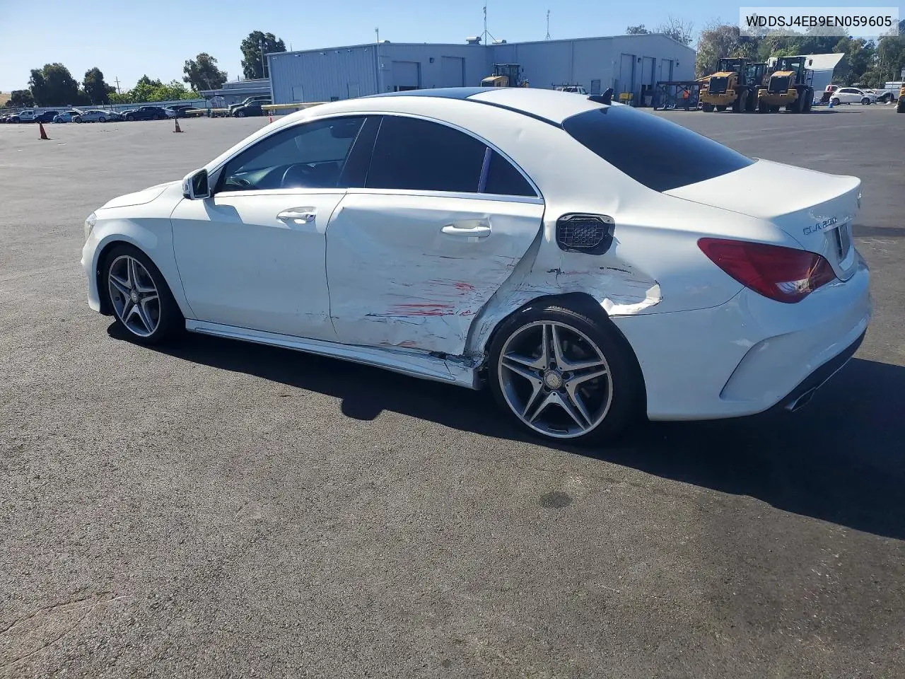 2014 Mercedes-Benz Cla 250 VIN: WDDSJ4EB9EN059605 Lot: 85622845