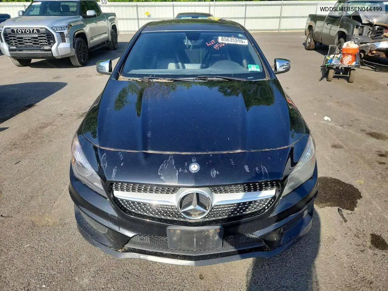 2014 Mercedes-Benz Cla 250 VIN: WDDSJ4EB5EN044499 Lot: 85635555