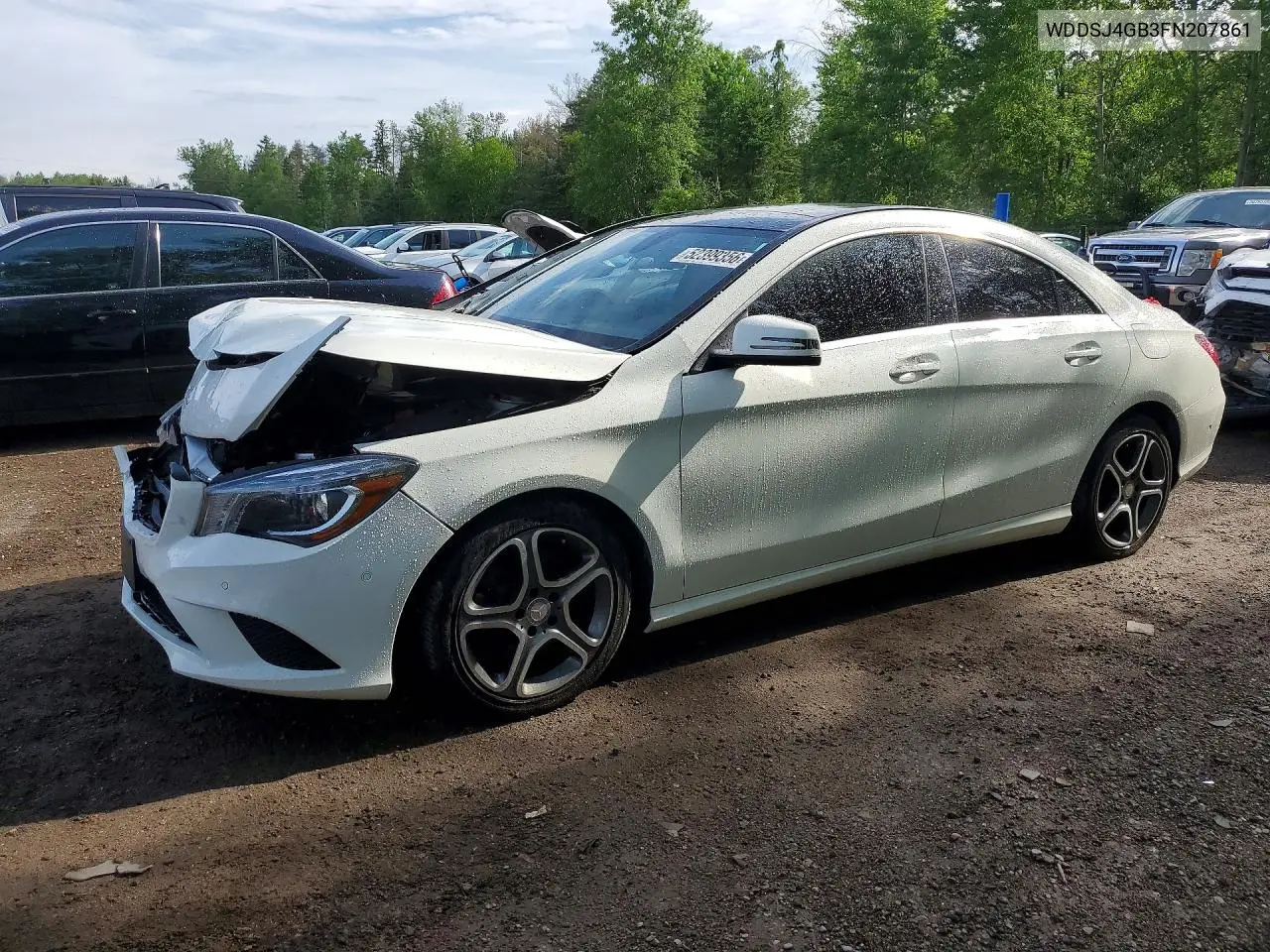 2015 Mercedes-Benz Cla 250 4Matic VIN: WDDSJ4GB3FN207861 Lot: 52399356