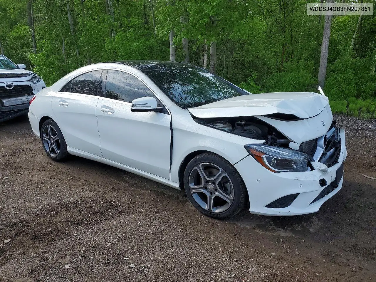 2015 Mercedes-Benz Cla 250 4Matic VIN: WDDSJ4GB3FN207861 Lot: 52399356