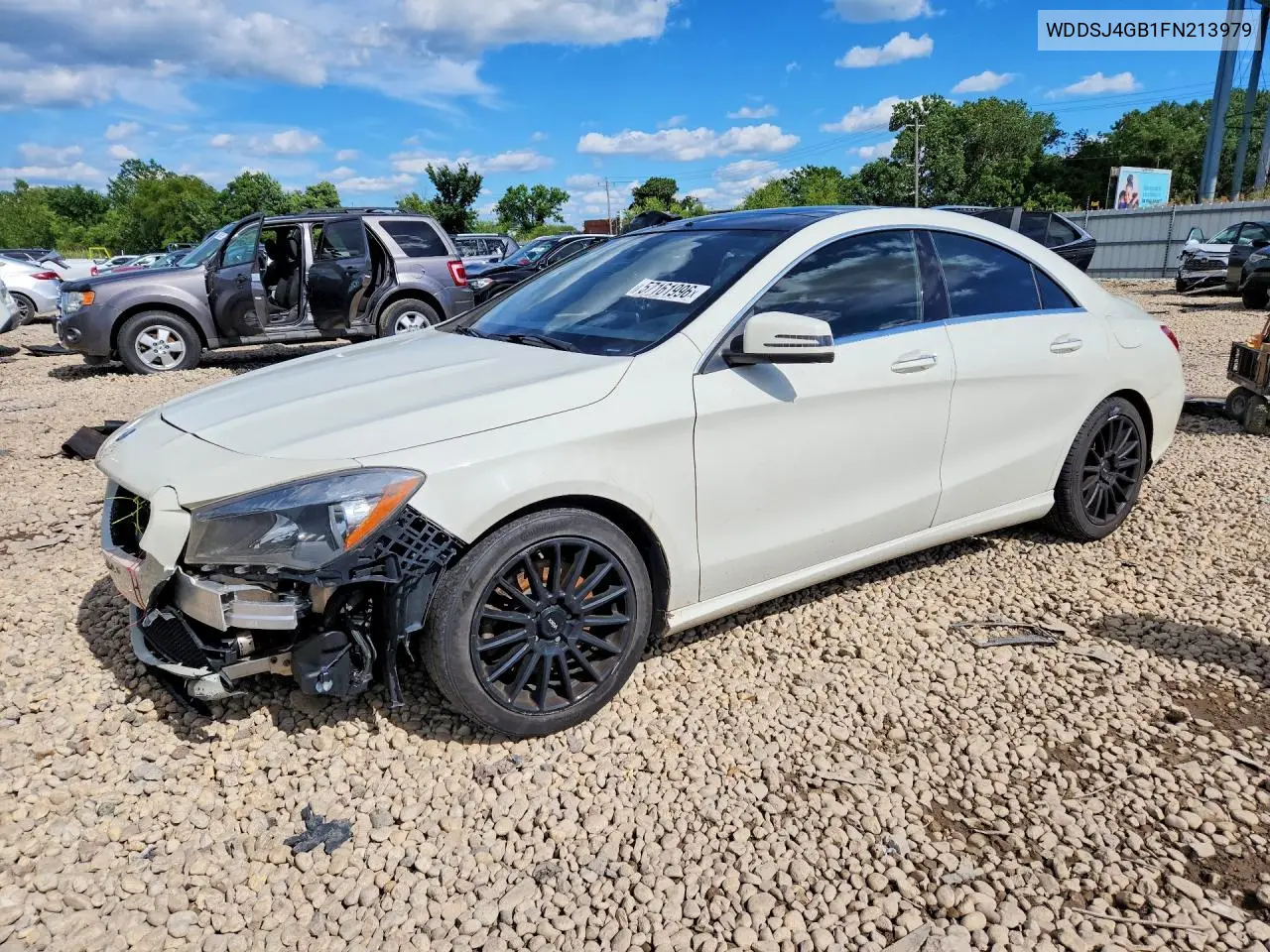 2015 Mercedes-Benz Cla 250 4Matic VIN: WDDSJ4GB1FN213979 Lot: 57161996
