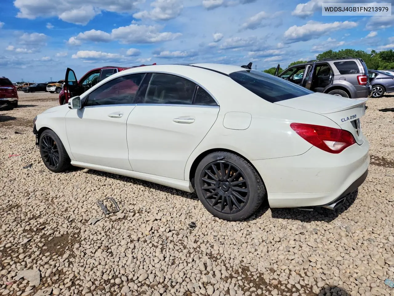 2015 Mercedes-Benz Cla 250 4Matic VIN: WDDSJ4GB1FN213979 Lot: 57161996