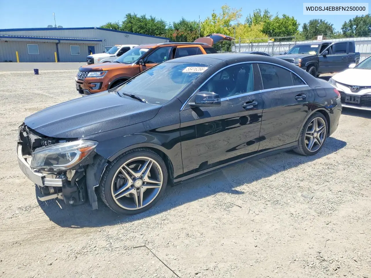 2015 Mercedes-Benz Cla 250 VIN: WDDSJ4EB8FN250000 Lot: 58416266