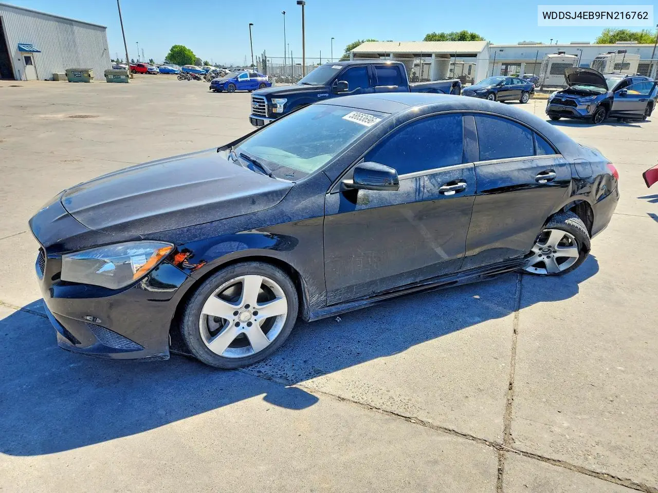 2015 Mercedes-Benz Cla 250 VIN: WDDSJ4EB9FN216762 Lot: 58653696
