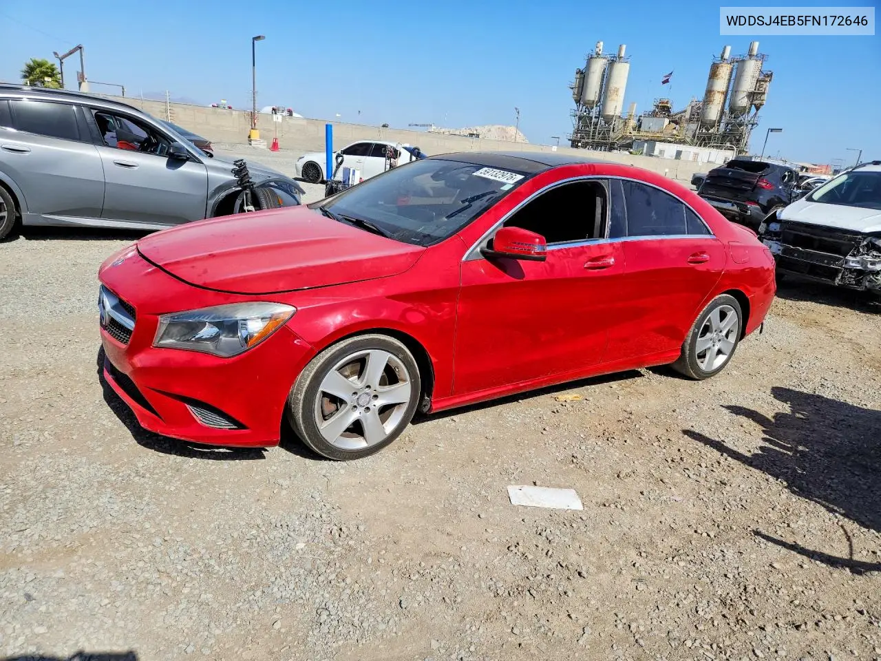 2015 Mercedes-Benz Cla 250 VIN: WDDSJ4EB5FN172646 Lot: 59132976