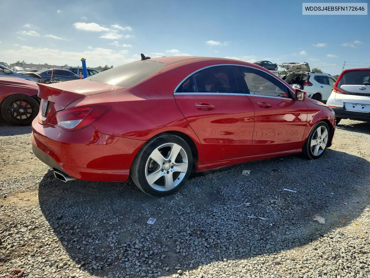2015 Mercedes-Benz Cla 250 VIN: WDDSJ4EB5FN172646 Lot: 59132976