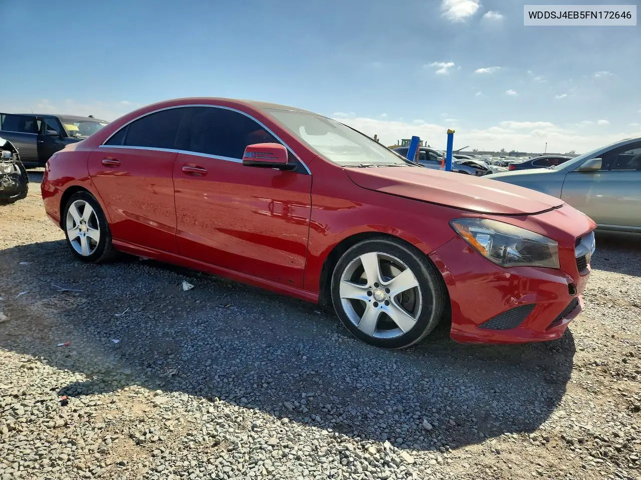 2015 Mercedes-Benz Cla 250 VIN: WDDSJ4EB5FN172646 Lot: 59132976