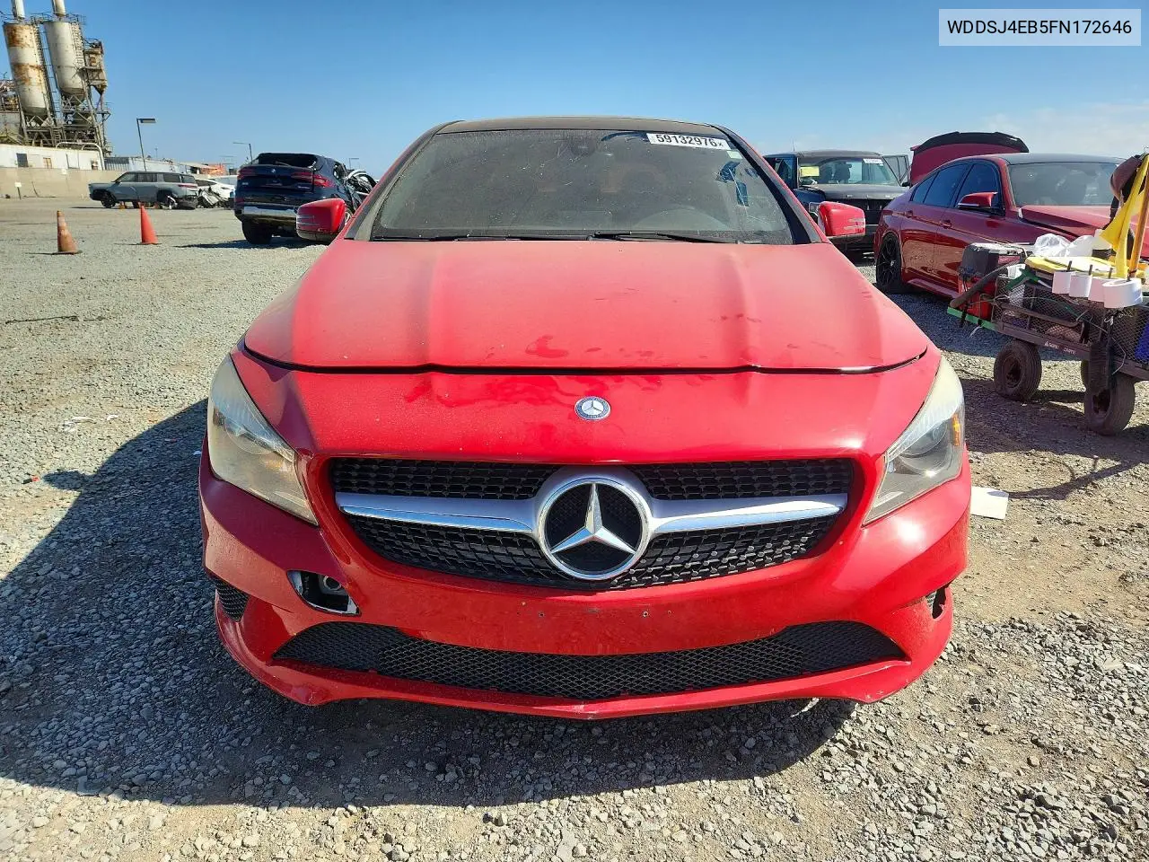 2015 Mercedes-Benz Cla 250 VIN: WDDSJ4EB5FN172646 Lot: 59132976