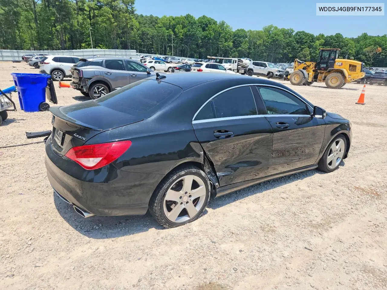 2015 Mercedes-Benz Cla 250 4Matic VIN: WDDSJ4GB9FN177345 Lot: 59577006