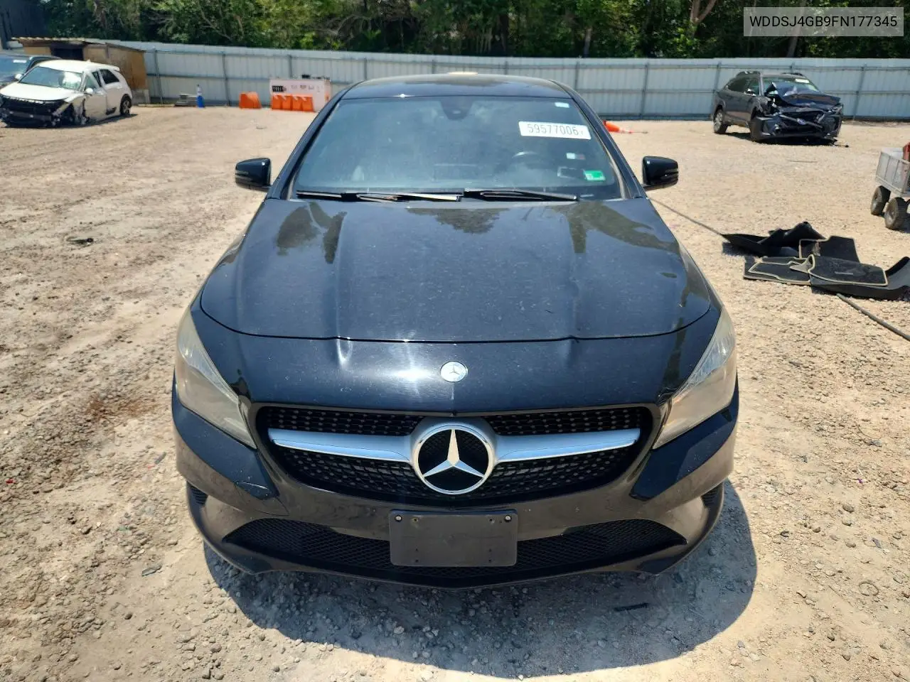 2015 Mercedes-Benz Cla 250 4Matic VIN: WDDSJ4GB9FN177345 Lot: 59577006