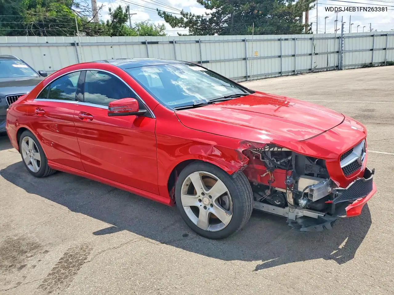 2015 Mercedes-Benz Cla 250 VIN: WDDSJ4EB1FN263381 Lot: 59977836