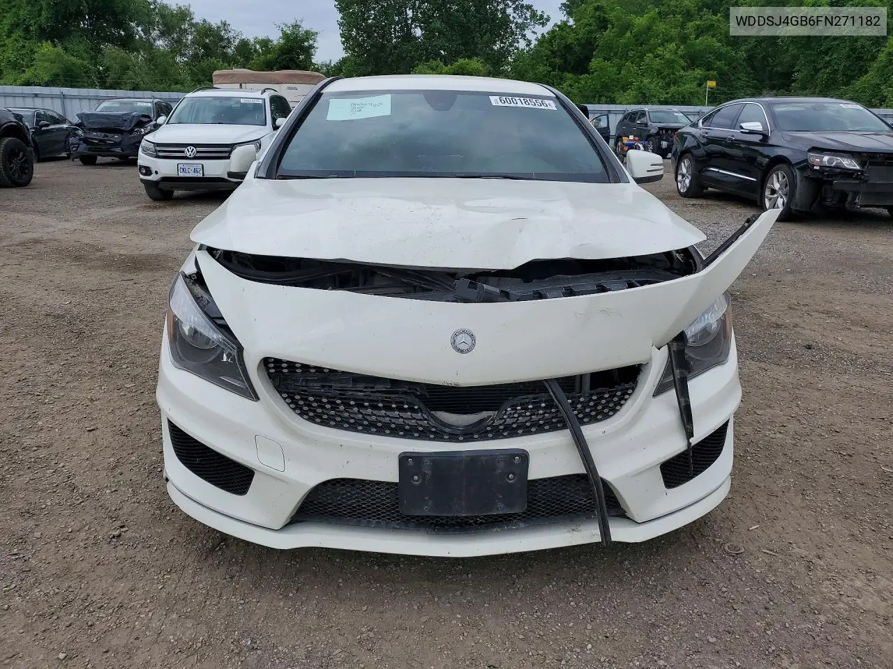 2015 Mercedes-Benz Cla 250 4Matic VIN: WDDSJ4GB6FN271182 Lot: 60018556
