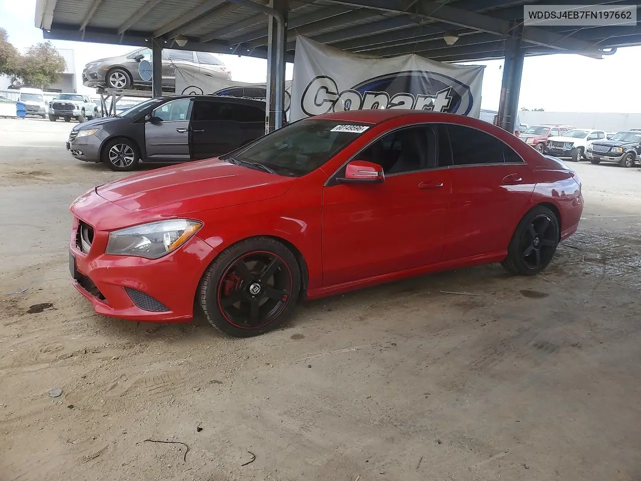 2015 Mercedes-Benz Cla 250 VIN: WDDSJ4EB7FN197662 Lot: 60149596