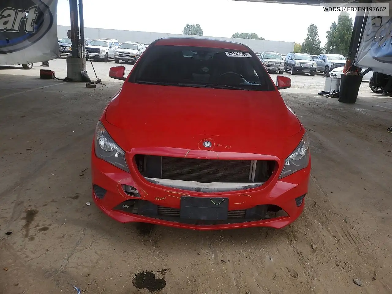 2015 Mercedes-Benz Cla 250 VIN: WDDSJ4EB7FN197662 Lot: 60149596