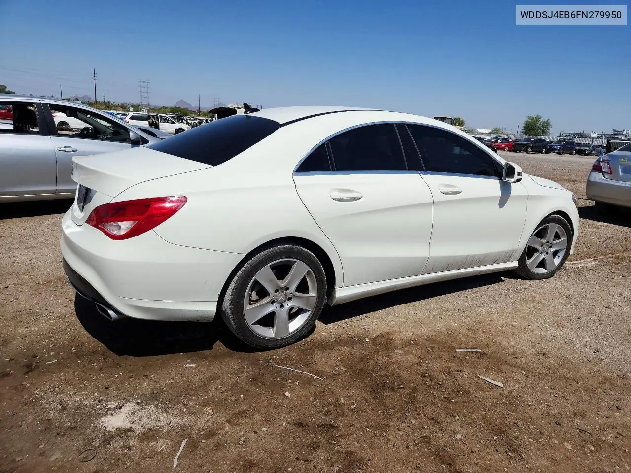 2015 Mercedes-Benz Cla 250 VIN: WDDSJ4EB6FN279950 Lot: 60229396