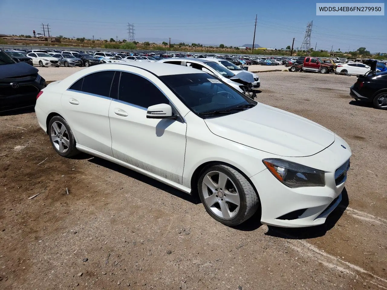2015 Mercedes-Benz Cla 250 VIN: WDDSJ4EB6FN279950 Lot: 60229396