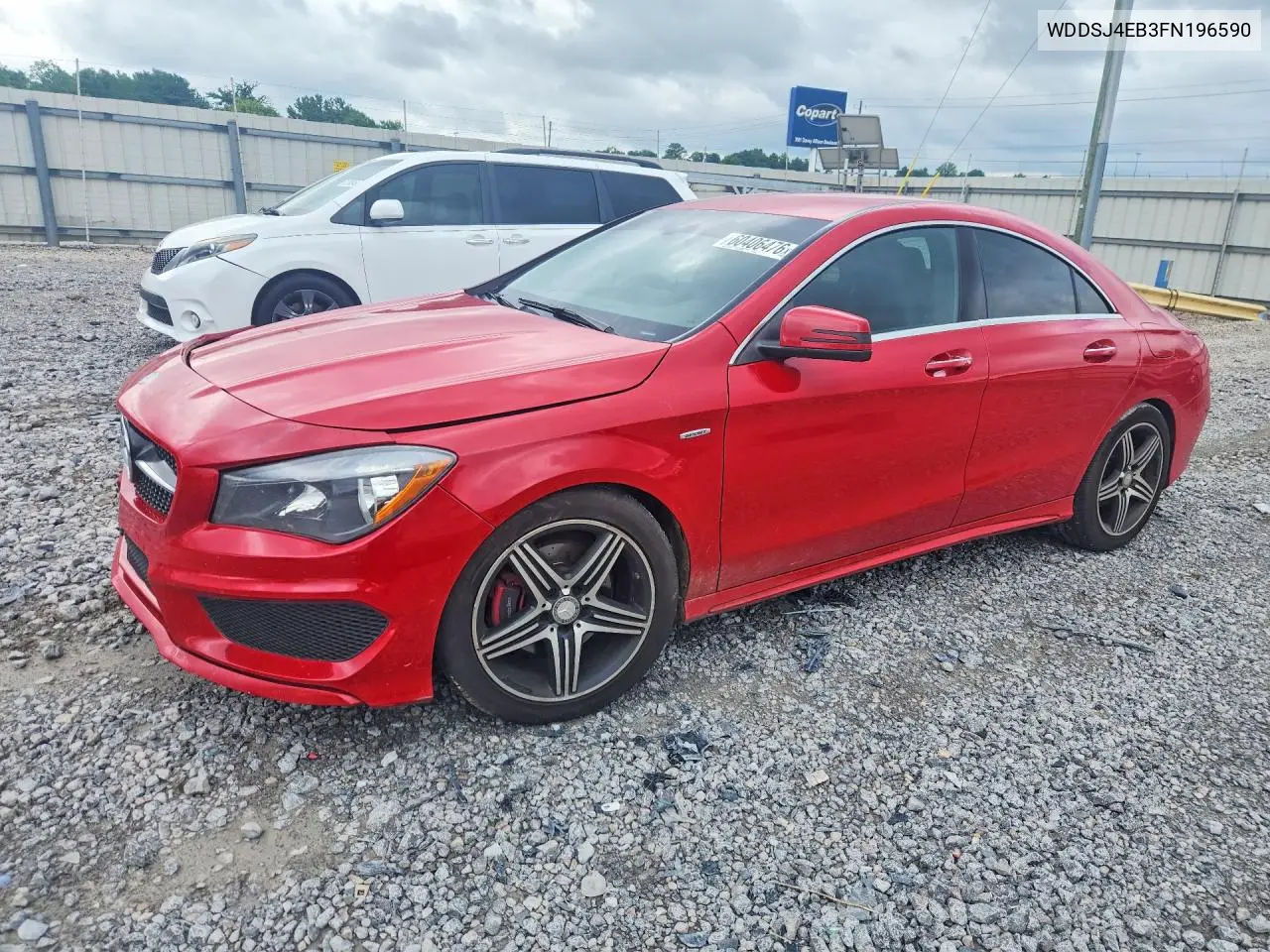2015 Merz Cla 250 VIN: WDDSJ4EB3FN196590 Lot: 60406476