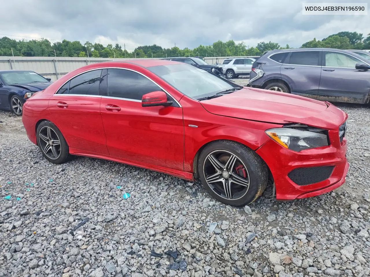 2015 Merz Cla 250 VIN: WDDSJ4EB3FN196590 Lot: 60406476