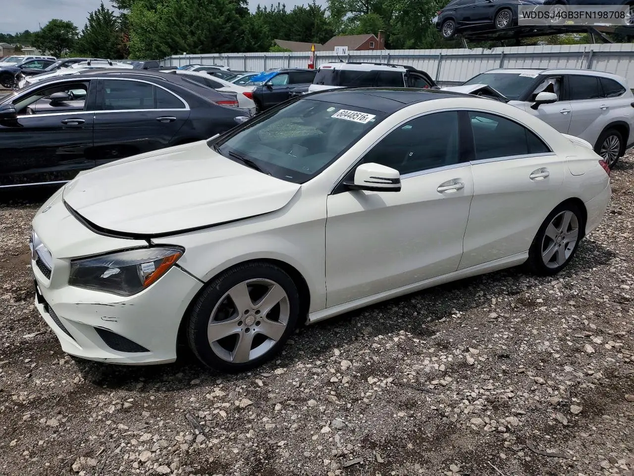 2015 Mercedes-Benz Cla 250 4Matic VIN: WDDSJ4GB3FN198708 Lot: 60448516