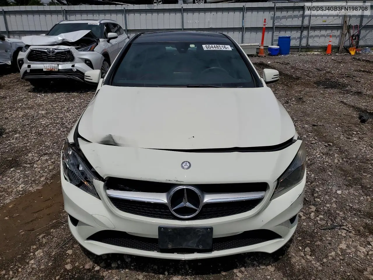 2015 Mercedes-Benz Cla 250 4Matic VIN: WDDSJ4GB3FN198708 Lot: 60448516