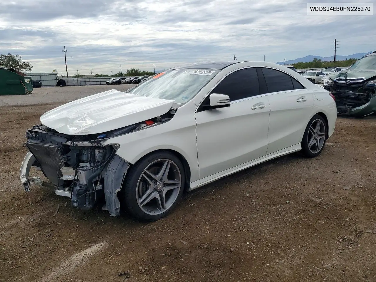 2015 Mercedes-Benz Cla 250 VIN: WDDSJ4EB0FN225270 Lot: 61062756