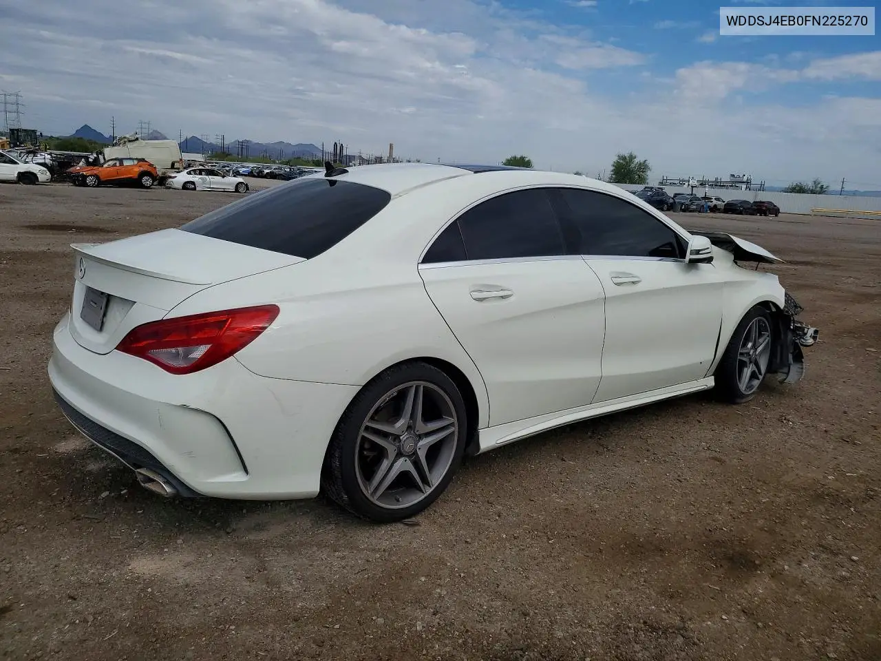2015 Mercedes-Benz Cla 250 VIN: WDDSJ4EB0FN225270 Lot: 61062756