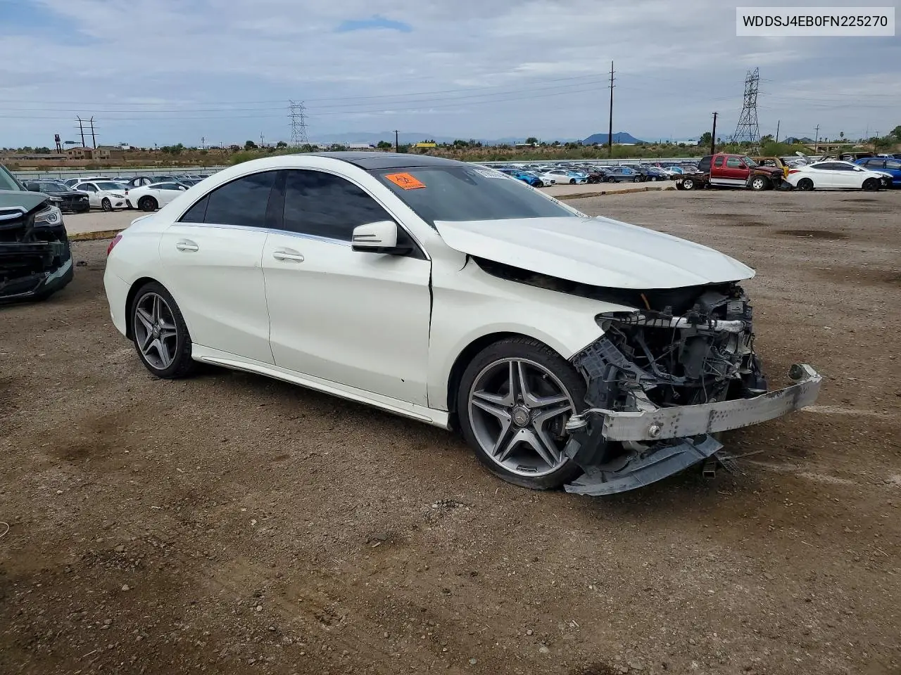 2015 Mercedes-Benz Cla 250 VIN: WDDSJ4EB0FN225270 Lot: 61062756