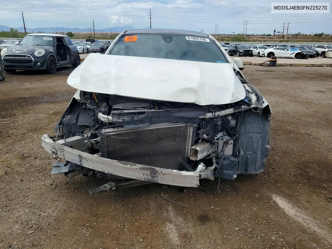 2015 Mercedes-Benz Cla 250 VIN: WDDSJ4EB0FN225270 Lot: 61062756