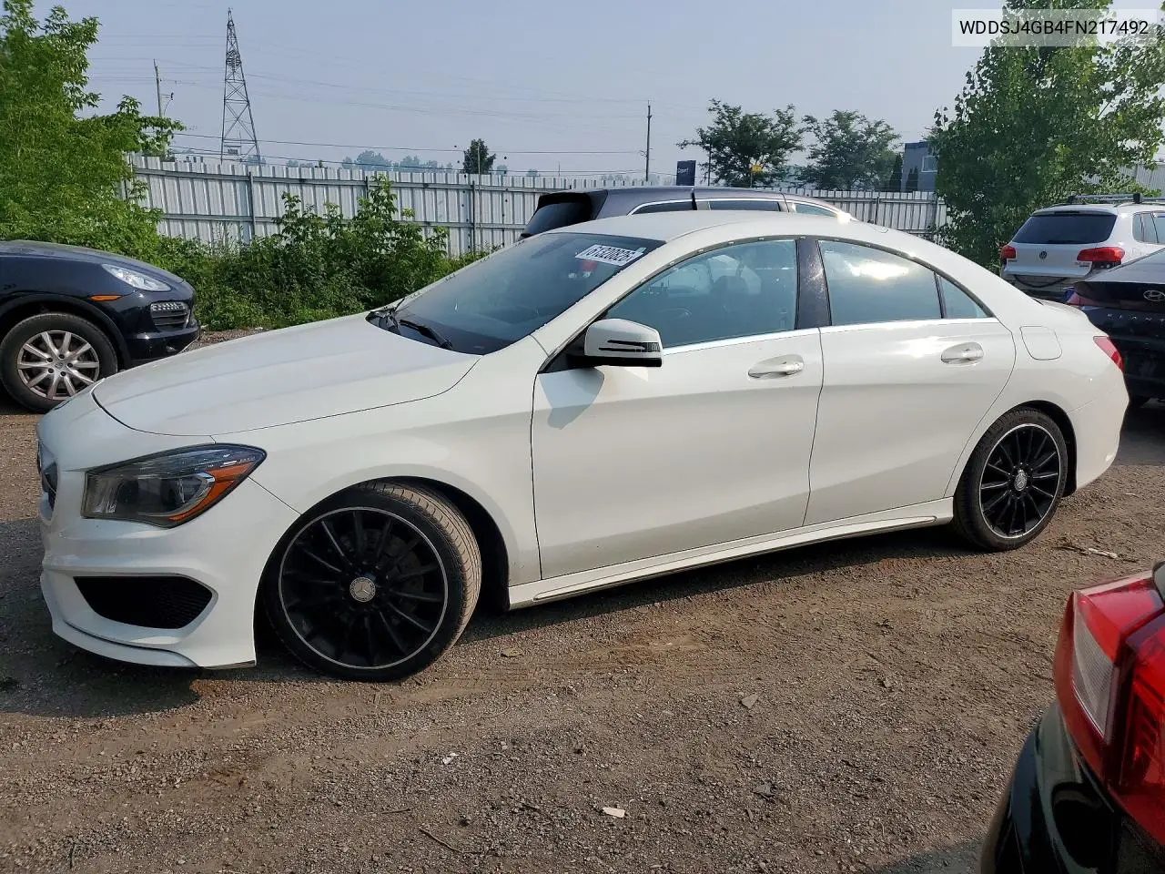 2015 Mercedes-Benz Cla 250 4Matic VIN: WDDSJ4GB4FN217492 Lot: 61320826