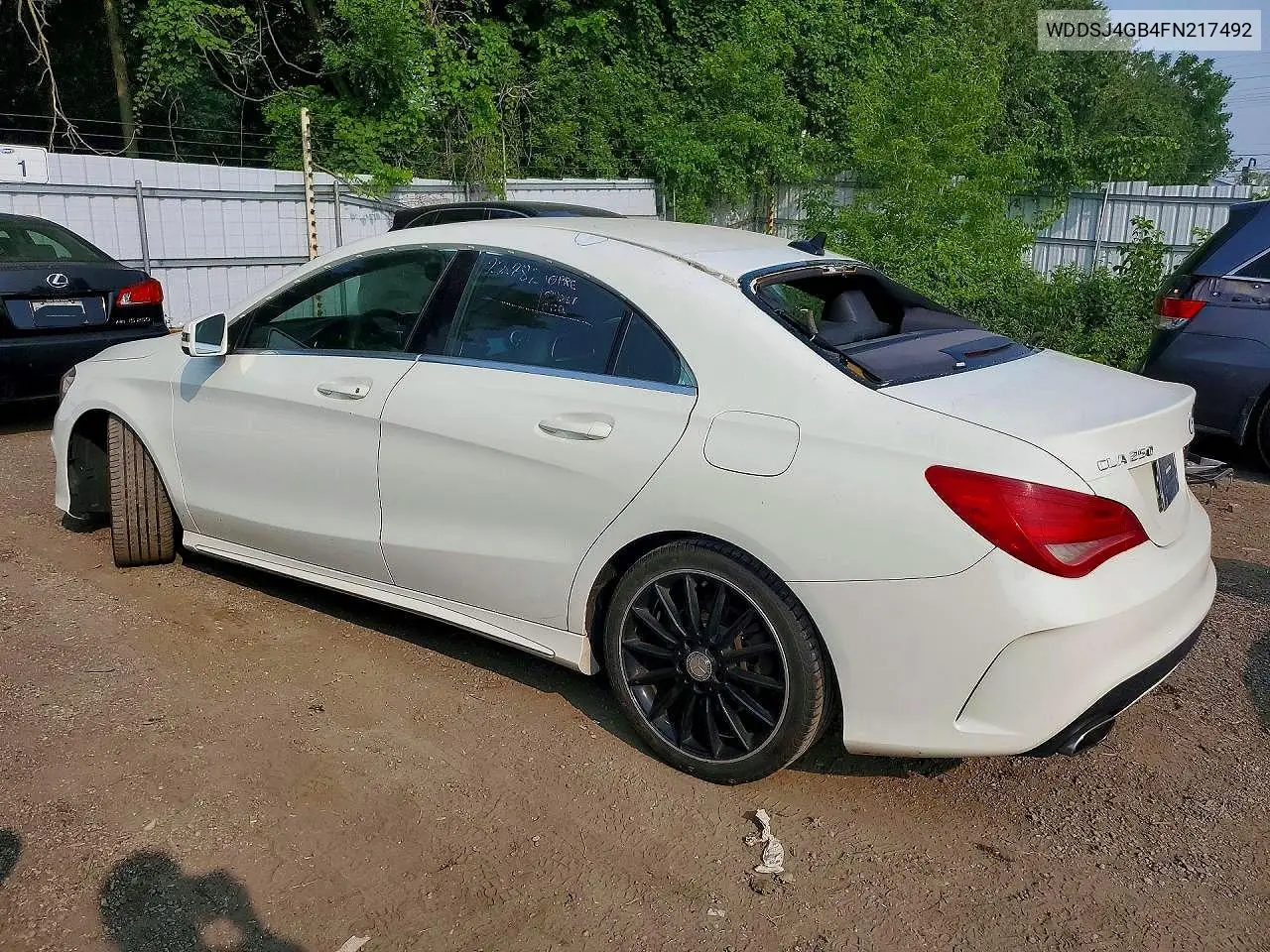 2015 Mercedes-Benz Cla 250 4Matic VIN: WDDSJ4GB4FN217492 Lot: 61320826