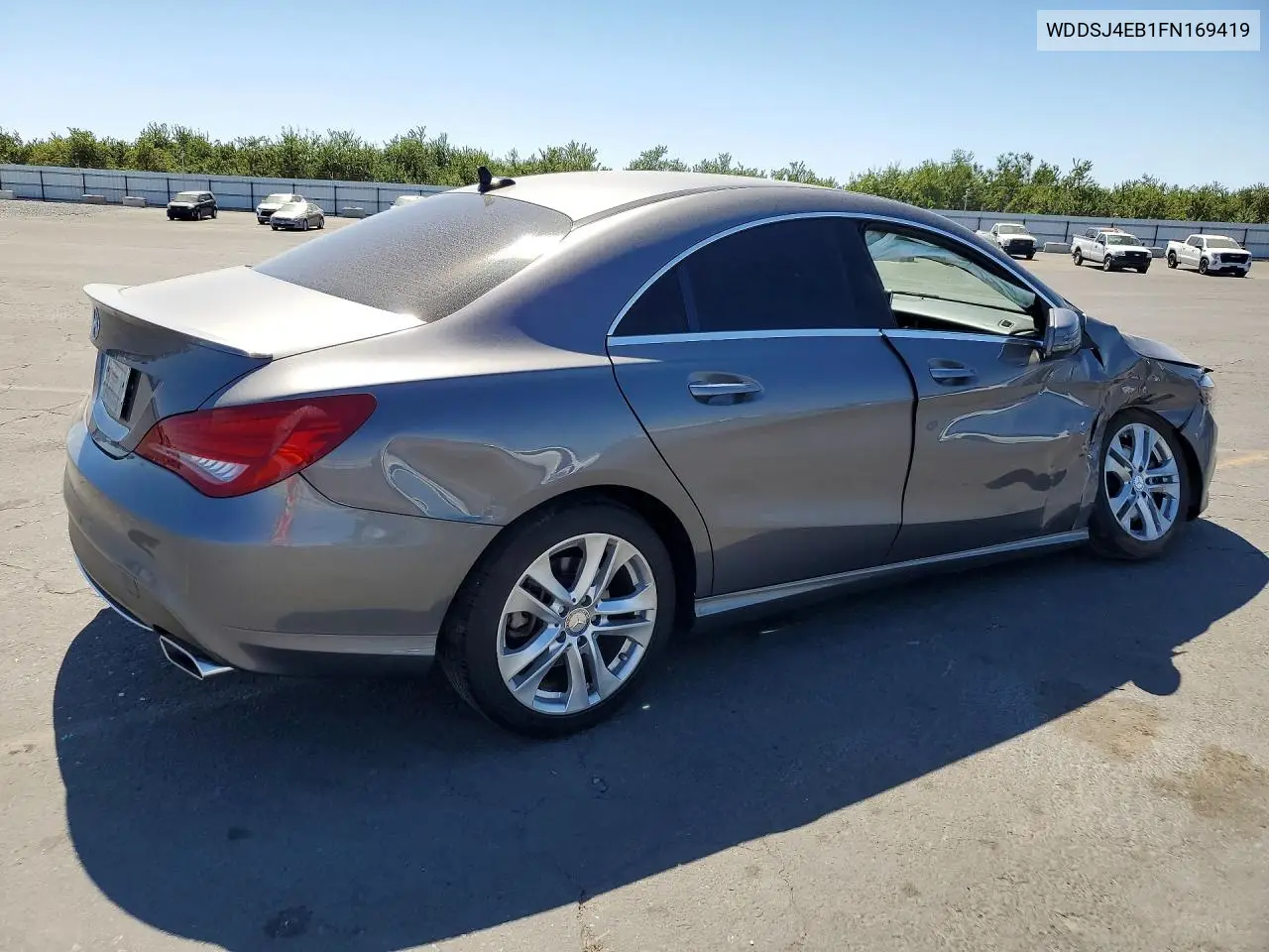 2015 Mercedes-Benz Cla 250 VIN: WDDSJ4EB1FN169419 Lot: 61623786