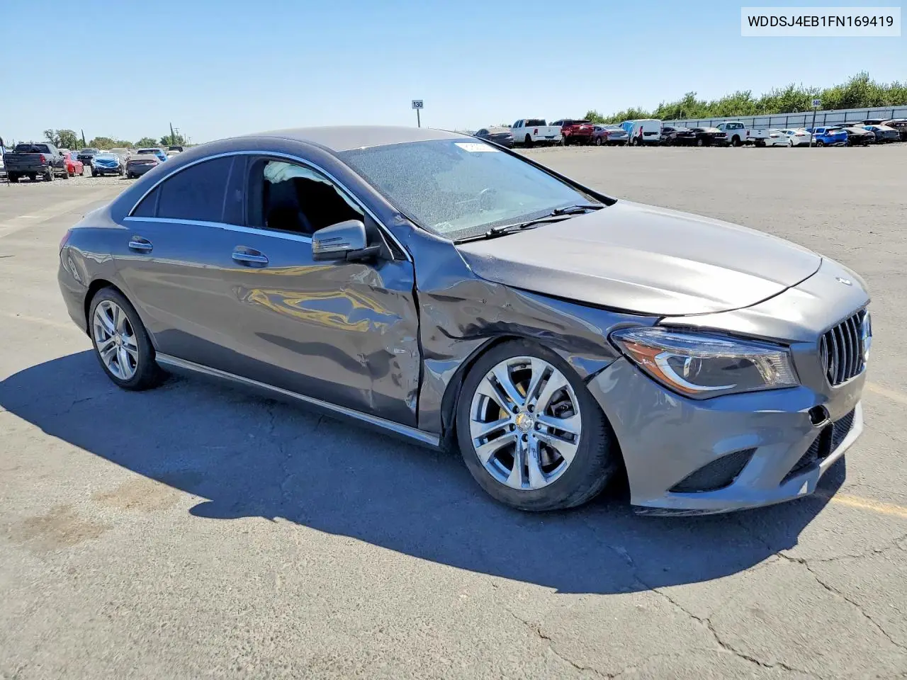 2015 Mercedes-Benz Cla 250 VIN: WDDSJ4EB1FN169419 Lot: 61623786